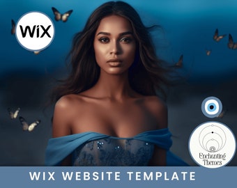 Evil Eye Wix Website Template: Spiritual Coach Theme
