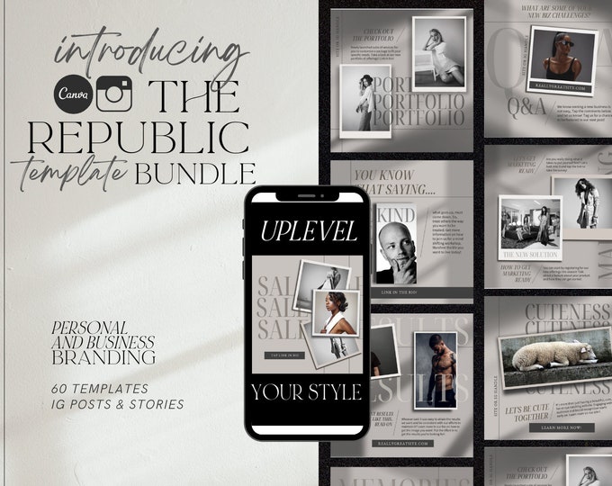 The Only Instagram Template Bundle You Need for Canva | 50 IG Story ...