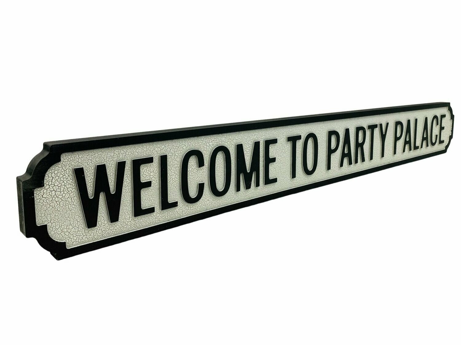 Welcome to Party Palace Novelty Vintage Street Road Sign Gift Home Bar Decor