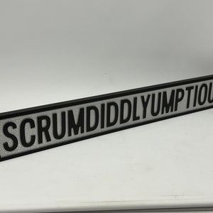 SCRUMDIDDLYUMPTIOUS Vintage Street Road Sign Wooden Indoor Home Decor Gift