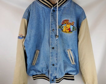 disney denim varsity jacket
