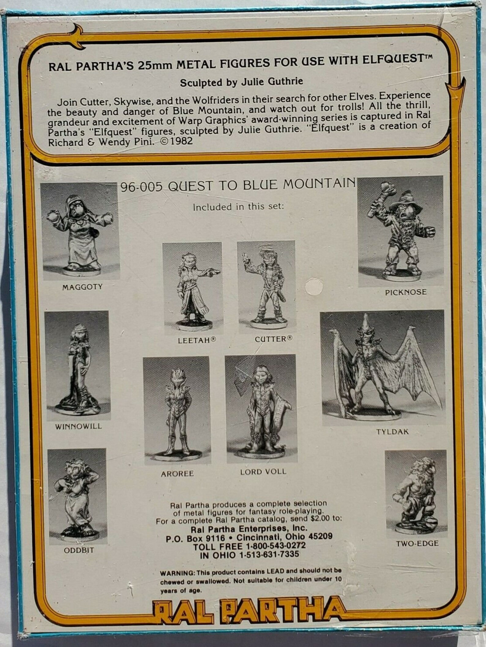 Rare NOS SEALED Elfquest Quest to Blue Mountain Metal Figures Etsy