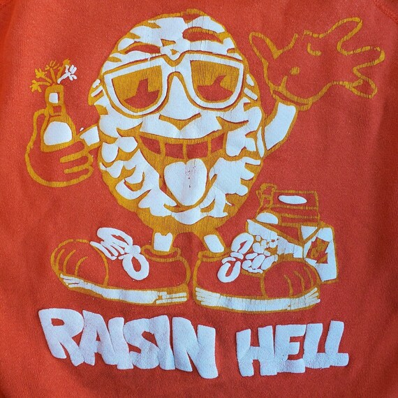 Vintage California Raisins "Raisin' Hell" Orange C