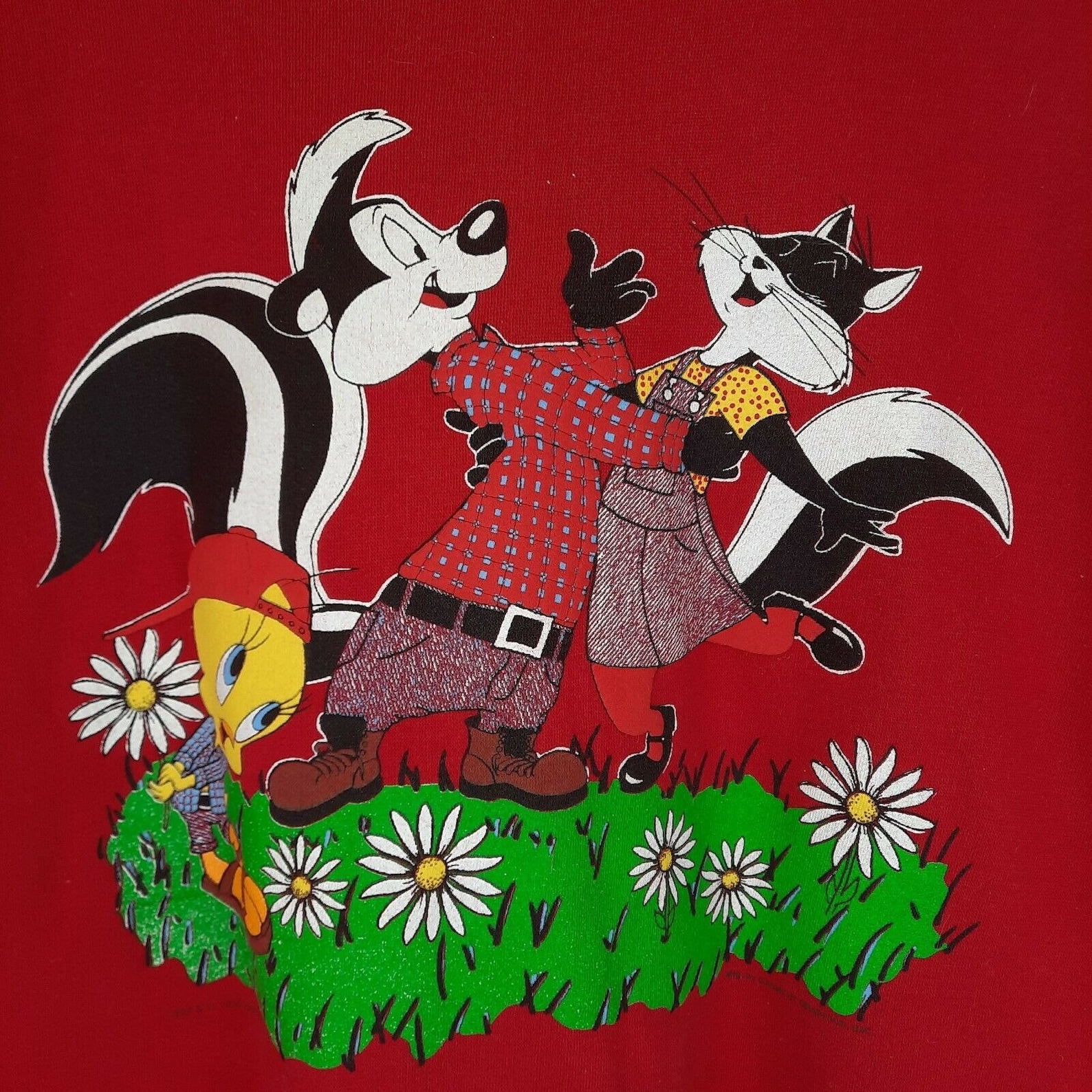 Vintage 90 S Pepe Le Pew And Penelope Pussycat Looney Tunes Etsy