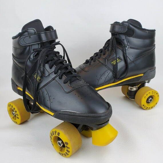 Vintage Streets Roller Derby Black Roller Skates M