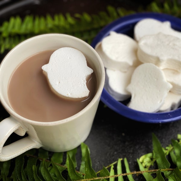 Ghost Shaped Gourmet Homemade Marshmallows