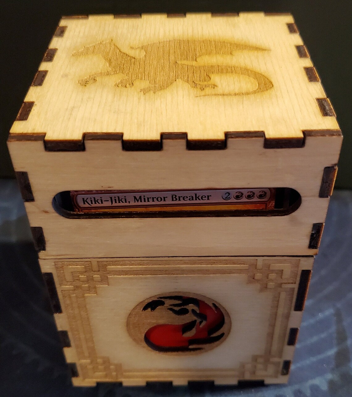 Custom Engraved MTG Commander Deck Box Etsy