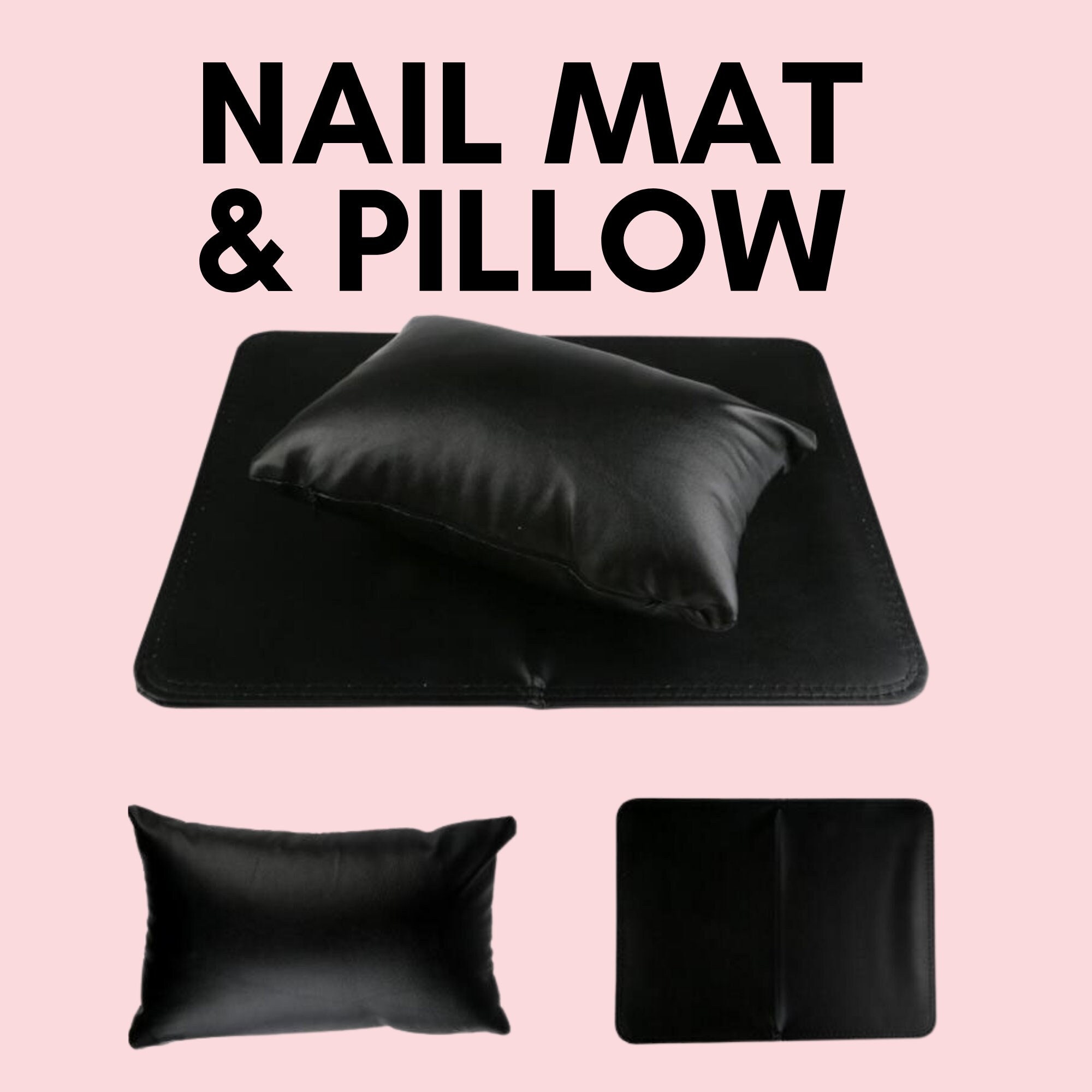 Manicure Hand Pillow&mat Set/silicone Washable Manicure Table Mat With  Matching Pillow/diy Nail Tool 