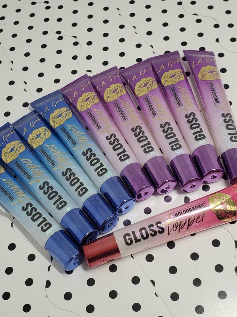 LA GIRL Lip Gloss Topper Holographic Color Etsy
