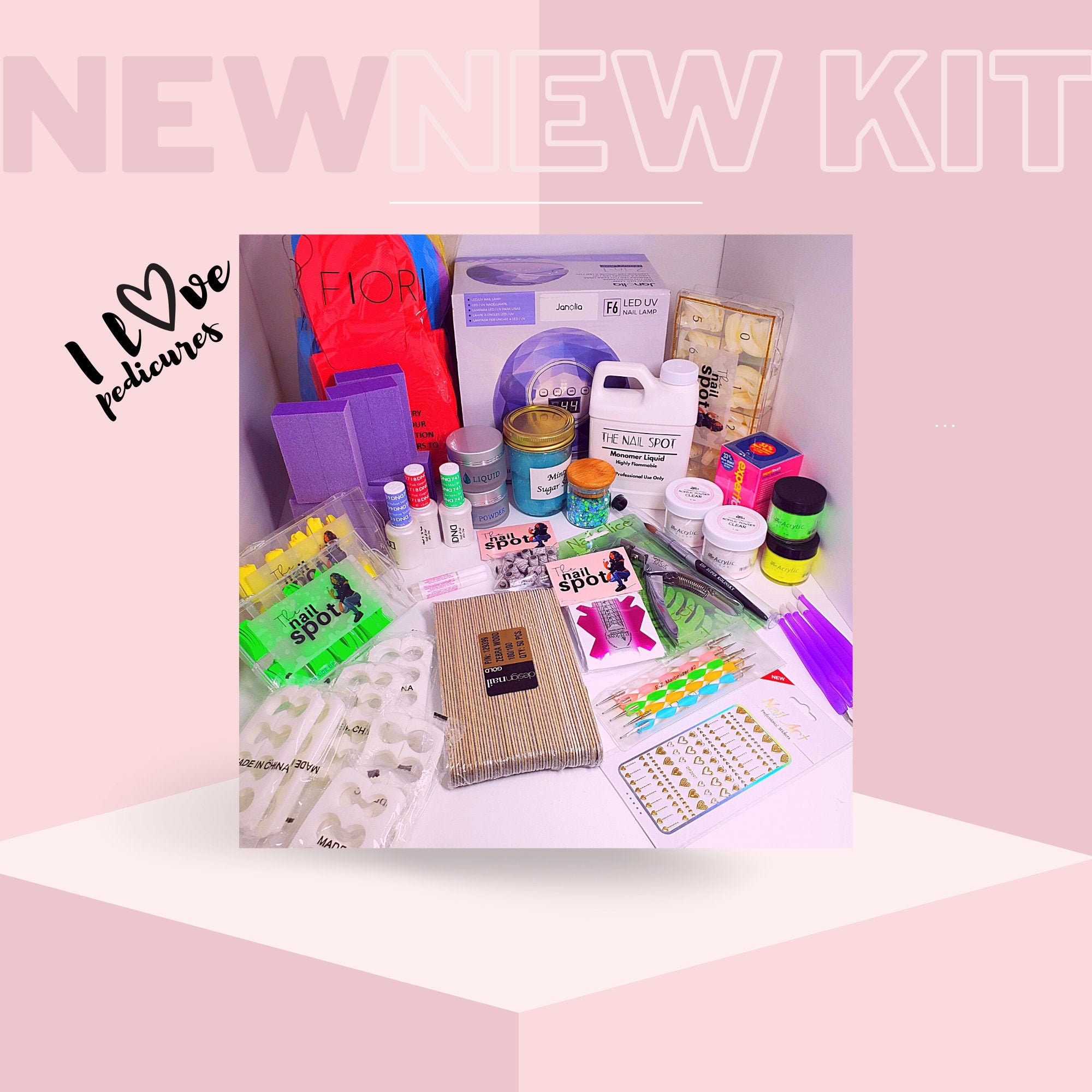 New New Kit Beginner Nail Kit Practice Nail Kits for Nail Etsy