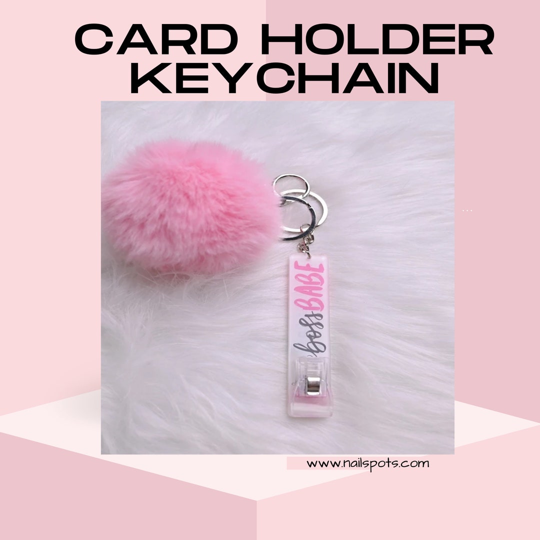 Key Chain Card Holder Etsy