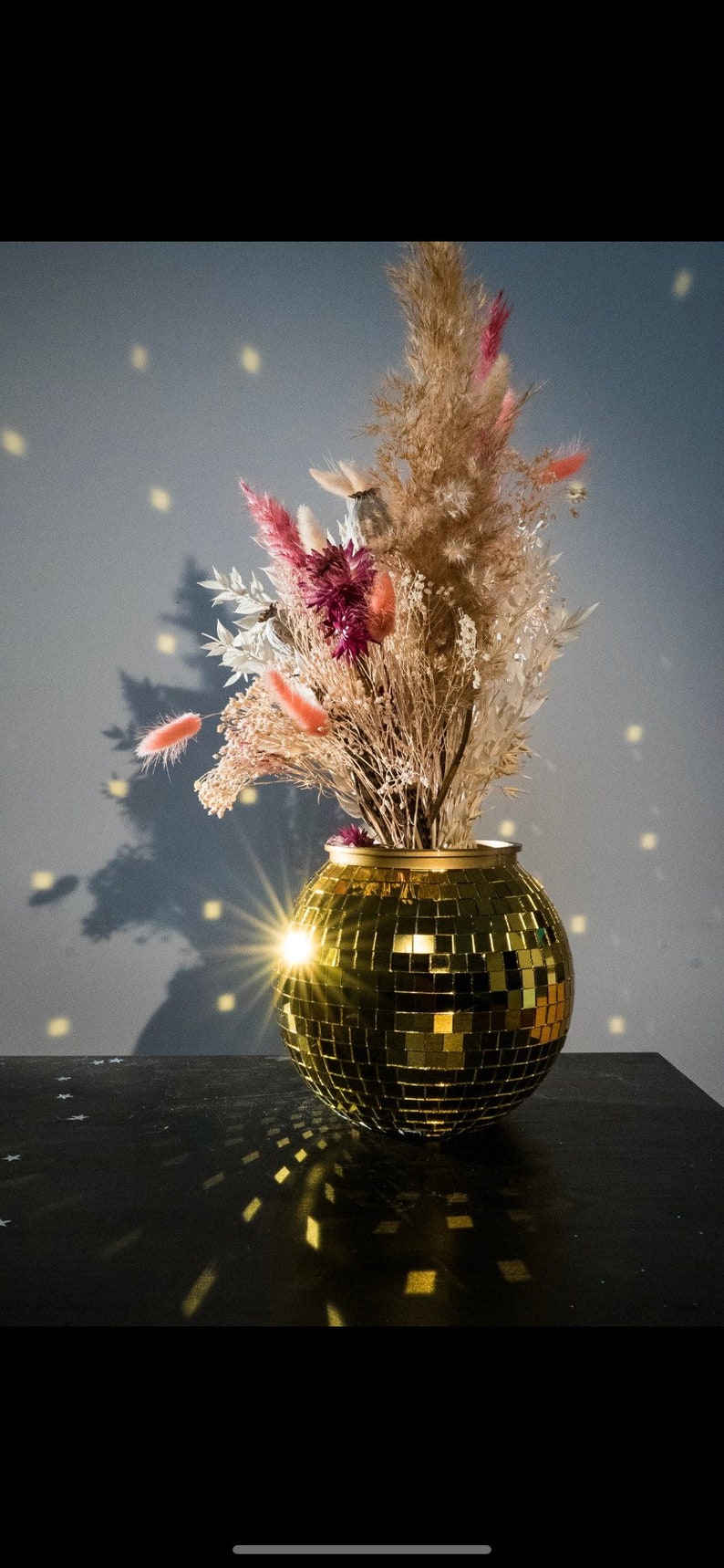 Disco Ball Vase Etsy