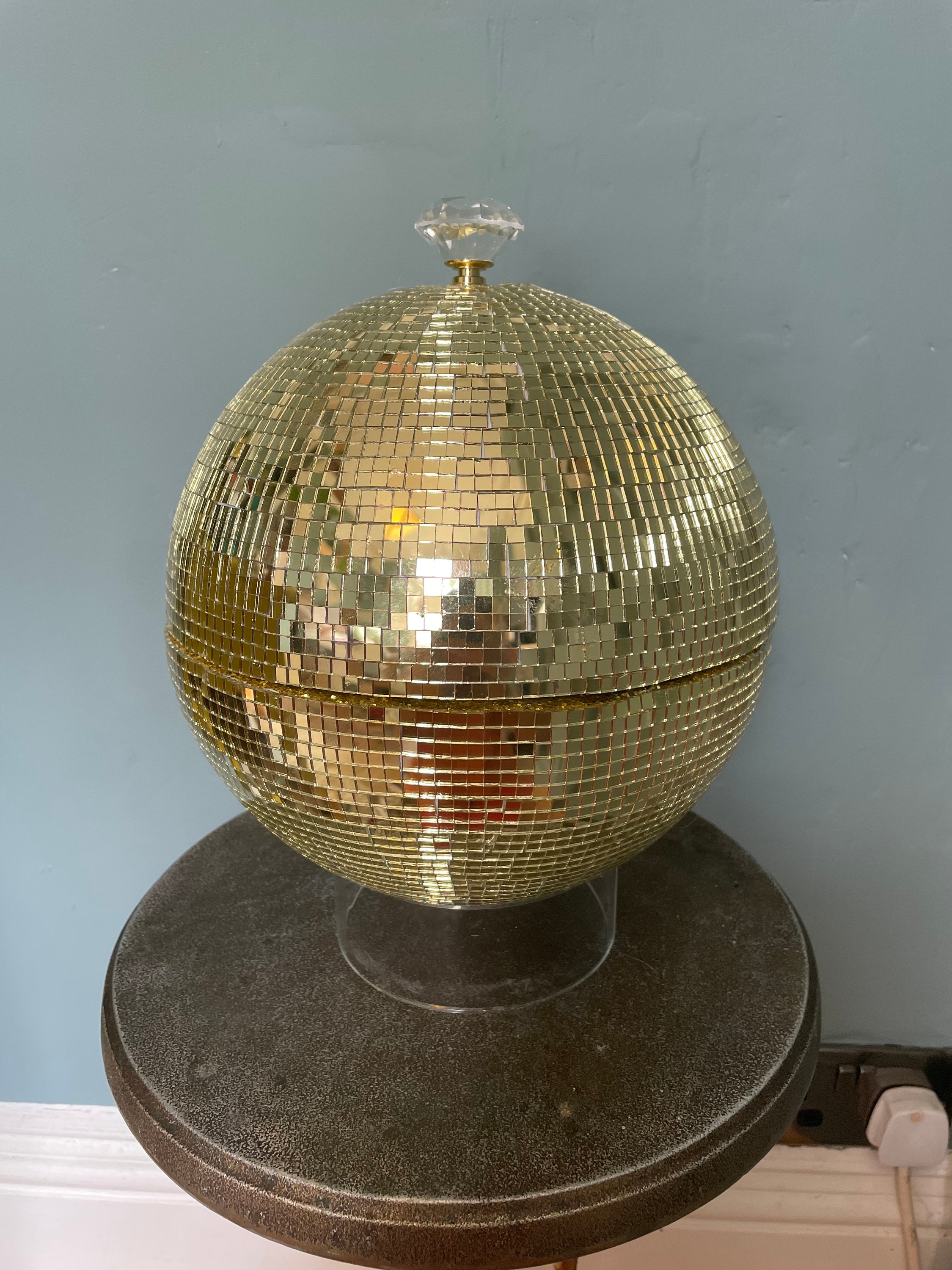 Gold Disco Mushroom Disco Ball Home Decor 