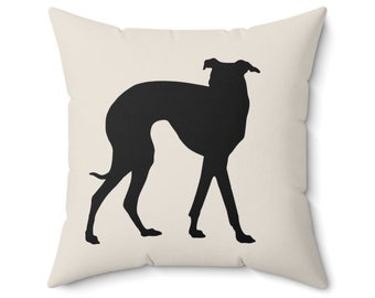 Italian greyhound cushion, italian greyhound gift, gift dog owner, italian greyhound pillow, whippet pillow, dog pillow, dog gift