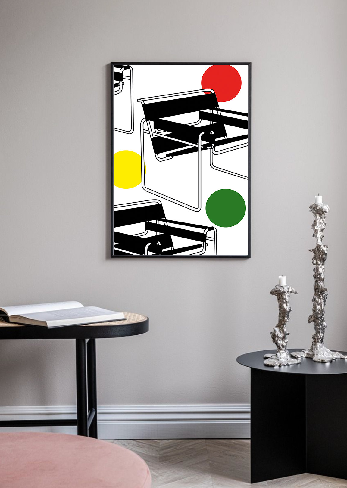 Wassily Chair Breuer Poster, Bauhaus Art Poster, Wassily Chair Print ...