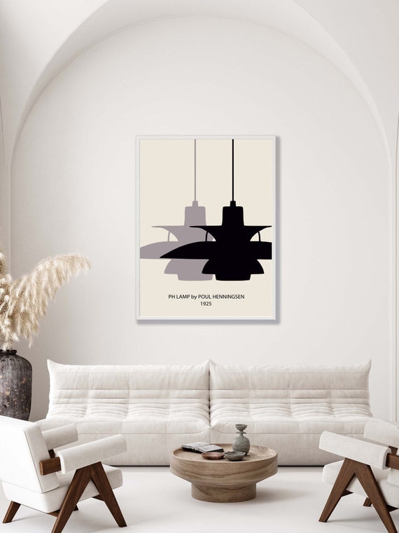 PH Lamp Poul Henningsen Poster, Henningsen Lamp, PH Lamp PH Lamp Poul Henningsen Poster, Henningsen Lamp, PH Lamp