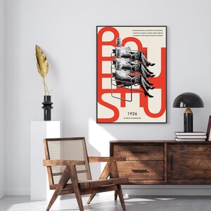 Ise Gropius, Oscar Schlemmer mask, design poster, Walter Gropius, Architecture vintage poster, wassily chair poster, Breuer Wassily chair image 4