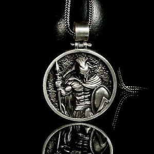 Pantheon Silver Pendant, League of Legends Pantheon, League of Legends, Gamers Accessories, Pantheon LoL, Pantheon Silver, LoL Jewellery