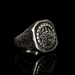 Volibear Silver Ring, Volibear Ring, Gamers Accessories, Volibear Jewellery, Lol Jewellery, League of Legends Accessories, Lol Gift
