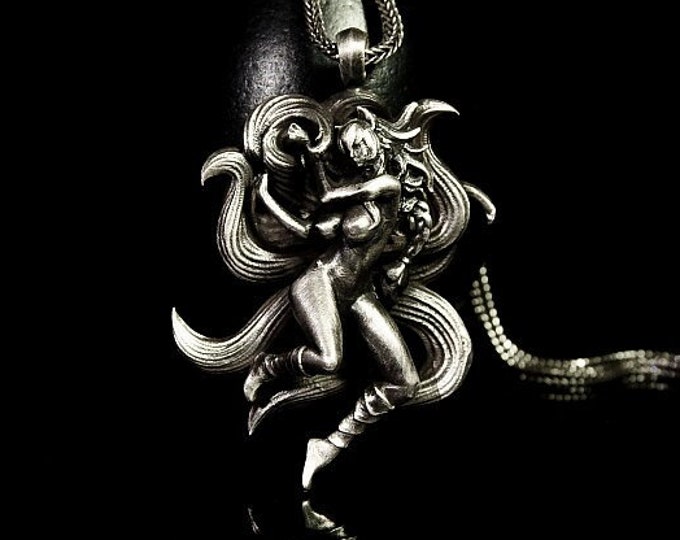 Ahri Silver Pendant League Ahri Jewellery Handmade Realistic Ahri League of Legends Gaming Gifts Ahri Pendant Silver Handwork