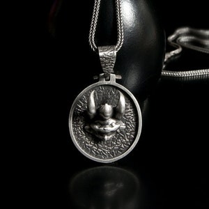 Teemo Pendant, Gamers Accessory, League of Legends Pendant, Devil Teemo Silver Pendant, Teemo Champion Handmade, League Teemo Pendant, LoL