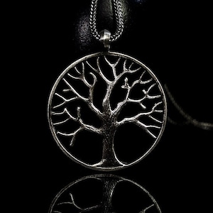Handmade Sterling Silber Baum des Lebens Anhänger: Religiöses Geschenk
