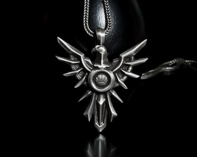 Iron Solari Leona Pendant, Leona Silver Pendant, Locket of the Iron Solari, Gamers Accessories, Locket of the Iron Solari Silver, LoL Leona