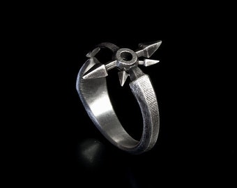 Leona Sword Ring, League of Legends, Silver Sword Ring, Gamers Accessories, LoL Leona, Leona Ring, League Gift, Support Main, Leona Main