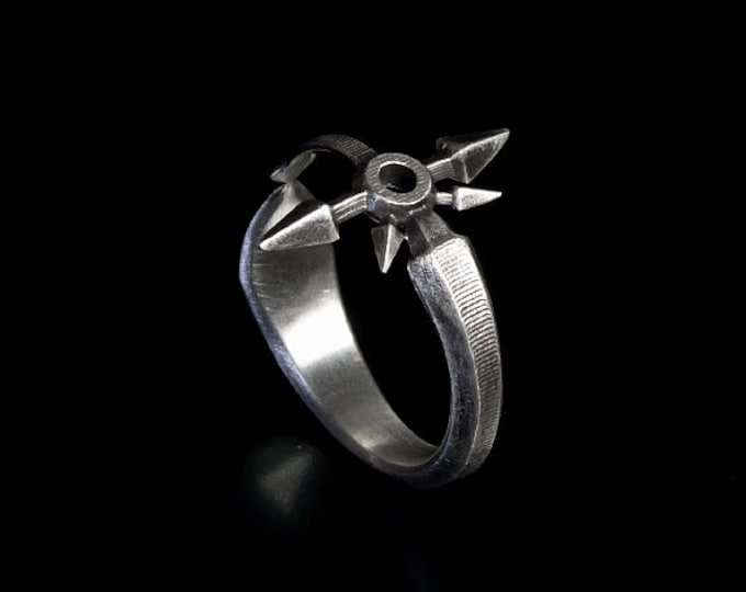 Leona Sword Ring, League of Legends, Silver Sword Ring, Gamers Accessories, LoL Leona, Leona Ring, League Gift, Support Main, Leona Main