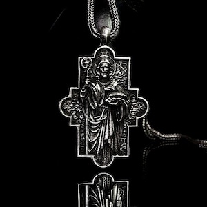 Sterling Silber Jesus Hirte Anhänger: Religiöses Geschenk