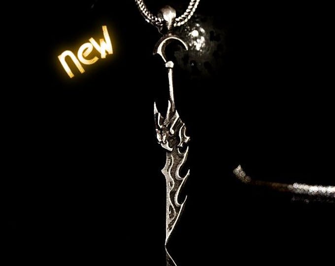 Pyke Weapon Sterling Silver  Pendant - League of Legends Gift
