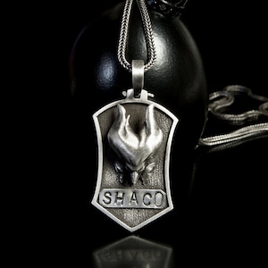 Shaco Sterling Silver Pendant - League of Legends Gamer Accessory