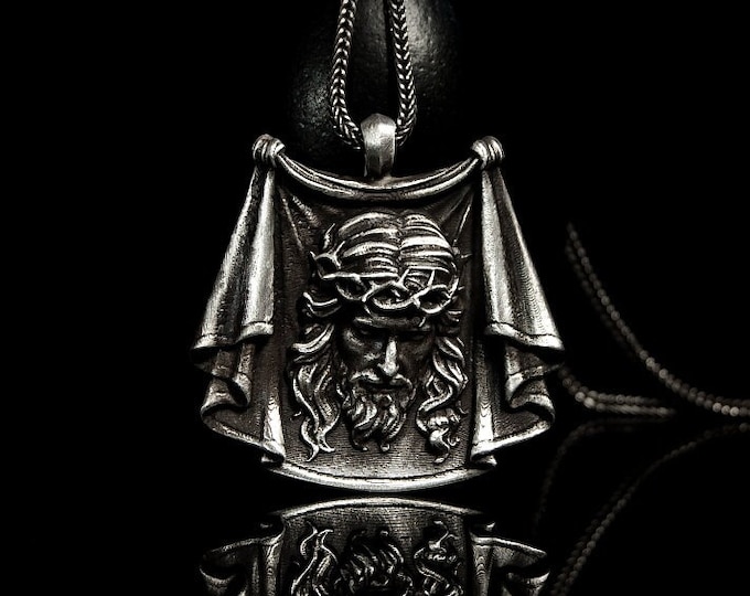 Jesus Christ Silver Pendant Christian Relegion Pendant Christians Gift Ideas Jesus Christ Pendant Silver Religious Pendant Gift Religion