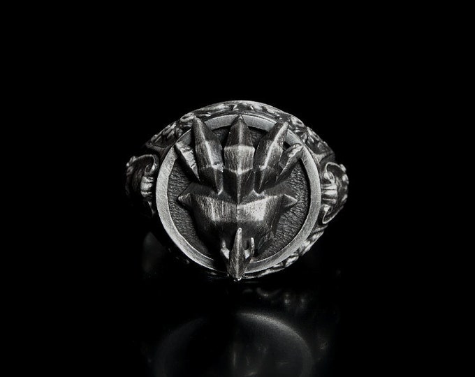 Malphite Silver Ring, Malphite Ring, Gamers Accessories, Malphite Jewellery, League Themed Jewellery, League of Legends Accessories, LoL