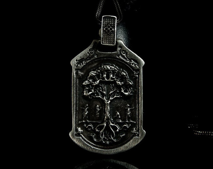 The Tree Of Life Silver Pendant, Tree of Life Symbol, Celtic Tree of Life, Celtics Symbols, Doublefaced Pendant, Tree of Life, Celtic Symbol