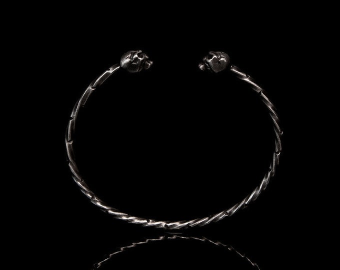 Skull Cuff Bracelet Adjustable Jewellery Men Jewelry Handmade Silver Cuffs Gift Ideas For Him For Her Skull Design Silver Bracelets