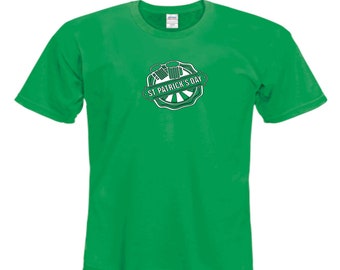 Rolig Saint Patrick-skjorta, Saint Paddy Day-skjorta, irländsk tur-skjorta, Shamrock-skjorta, rolig unisex-skjorta, St Patricks Day-gåva, drickande lag