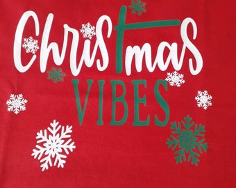 Cute Christmas Holiday Shirt, Holiday Graphic Gender Neutral Christmas Tee Gift, Plus Size Christmas Tee, Holiday Vibes Tee, Holiday Apparel