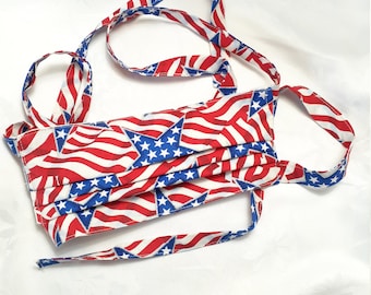 4th of July Reusable Face Mask, Adjustable Face Mask, Protective Face Mask, Protective Face Mouth Mask, Fabric Face Mask