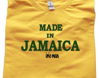 Koszulka Made in Jamaica, koszulka z nadrukiem Jamaican Pride, koszulka Island Heritage, koszulka z nadrukiem Jamaican Happy Independence Day, koszulka z nadrukiem Caribbean, koszulka Proud Jamaican