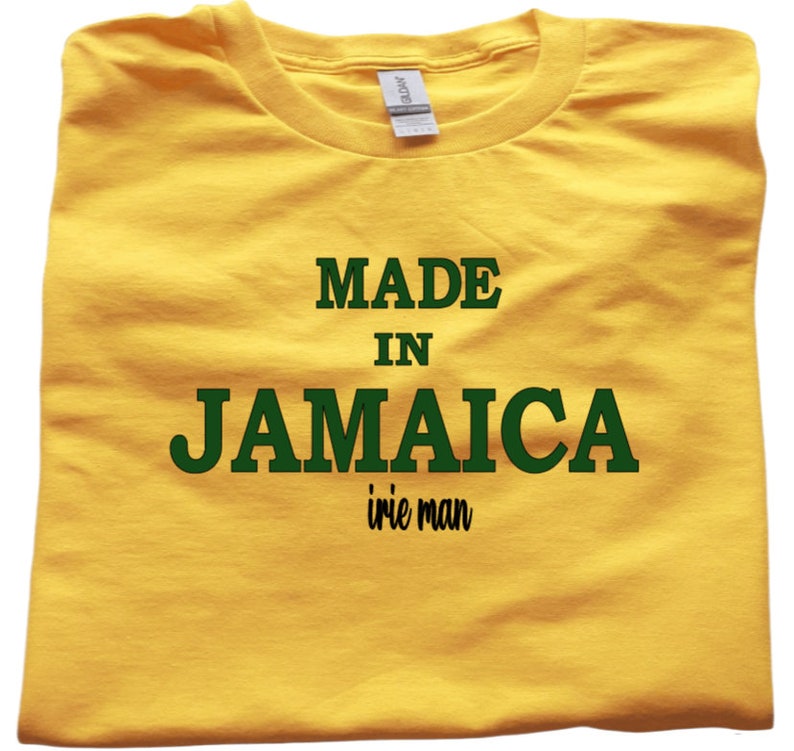 Made in Jamaica Shirt Jamaican Pride Tee Island Heritage Etsy