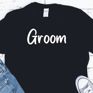 Groom Shirt, Groom Shirt, Bachelor Party Tee, Honeymoon Husband Tee, Men Wedding Tee, Husband to Be, Groomsmen Gift, Wedding Gift for Groom