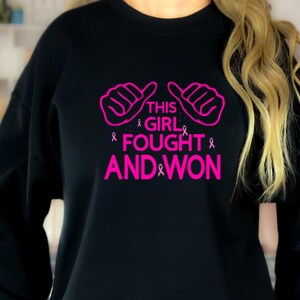 Brustkrebs Überlebendes Sweatshirt, Geschenk für Krebs Überlebende, Herz schlagen Shirt, Brustkrebs Bewusstsein Pullover, Brustkrebs Kleid