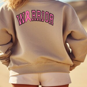 Gemütliches Brustkrebs Überleben Sweatshirt, Geschenk für Krebs Überlebende, Beat Cancer Shirt, Brustkrebs Bewusstsein Pullover, Brustkrebs Bekleidung