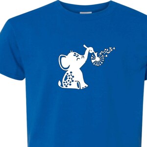 Elephant Shirt, Animal Lover T Shirt, Cute Elephant Tee, Floral Elephant Shirt, Unisex T Shirt