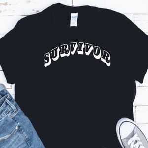 Cancer Survivor Tee, Breast Cancer Survivor Gift, Cancer Awareness, Kick Cancer Butt Tee, Cancer Support, Cancer Tee Shirt, Beat Cancer Tee