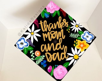 Thanks Mom Grad Cap Etsy Thanks Mom Grad Cap Etsy