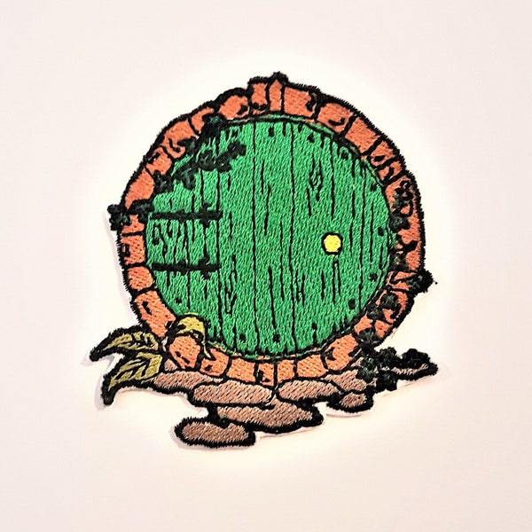 Hobbit Door – Iron-on / Sew-on / Stick-on Patch (Iron On) - The Shire