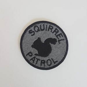 Squirrel Patrol – Iron-on patch (iron-on)