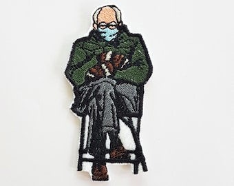 Bernie Mittens – Patch iron-on / Sew-on / Stick-on (iron-on)
